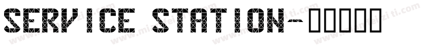 Service Station字体转换